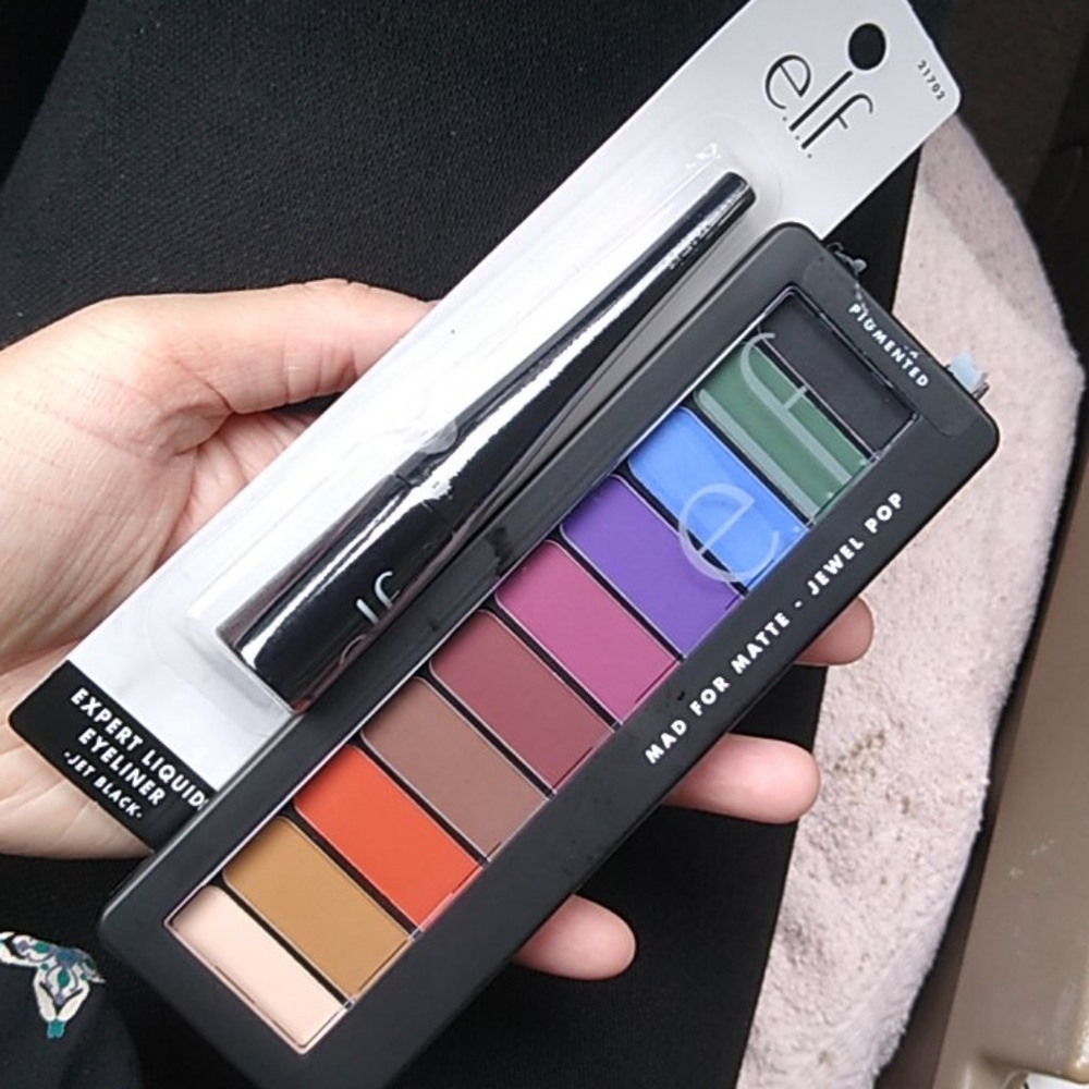 ELF makeup eyeshadow and eyeliner bundle